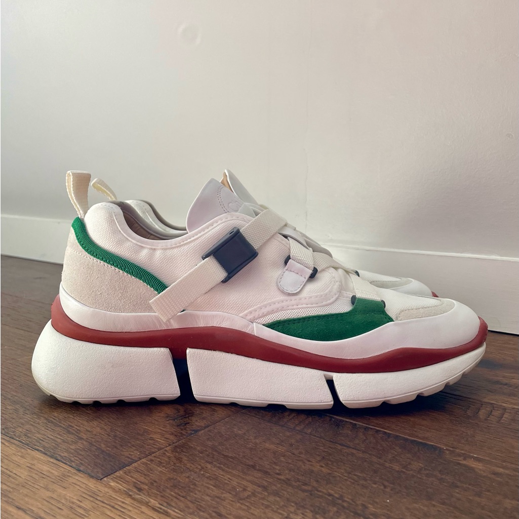 Chloe Sonnie Sneakers Size 39 (Fits 8-8.5) Very Good Condition